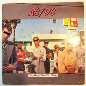 Acdc dirty deeds done dirt cheap vinyl record